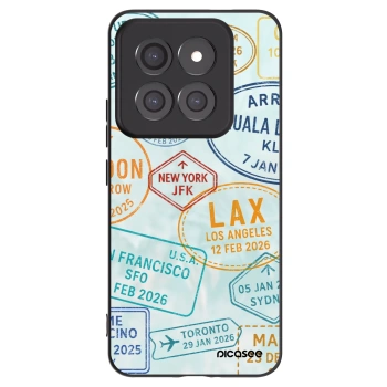 Picasee silikonowe czarne etui na Xiaomi 14 Pro - PASSPORT EDITION