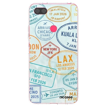 Picasee silikonowe przeźroczyste etui na Xiaomi Mi 8 Lite - PASSPORT EDITION