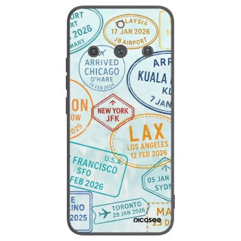 Picasee silikonowe czarne etui na Realme 11 Pro+ - PASSPORT EDITION