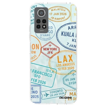 Picasee silikonowe przeźroczyste etui na Xiaomi Redmi Note 12 Pro 4G - PASSPORT EDITION
