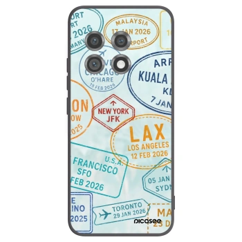 Picasee silikonowe czarne etui na OnePlus 11 5G - PASSPORT EDITION