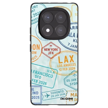 Picasee silikonowe czarne etui na Xiaomi Redmi Note 14 Pro 5G - PASSPORT EDITION