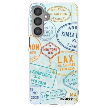Picasee silikonowe przeźroczyste etui na Samsung Galaxy A16 5G - PASSPORT EDITION
