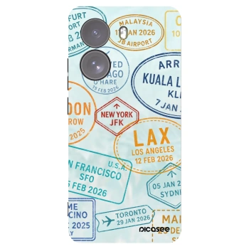 Picasee silikonowe czarne etui na Xiaomi Poco X7 - PASSPORT EDITION