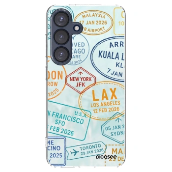 Picasee silikonowe przeźroczyste etui na Samsung Galaxy S25 5G - PASSPORT EDITION