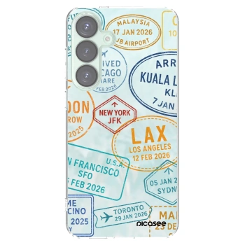 Picasee silikonowe przeźroczyste etui na Samsung Galaxy S25+ 5G - PASSPORT EDITION
