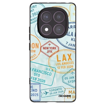 Picasee silikonowe czarne etui na Xiaomi Redmi Note 14 Pro 4G - PASSPORT EDITION