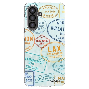 Picasee silikonowe przeźroczyste etui na Samsung Galaxy A56 5G A566B - PASSPORT EDITION