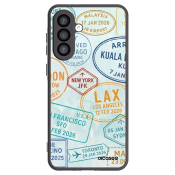 Picasee silikonowe czarne etui na Samsung Galaxy A26 5G A266B - PASSPORT EDITION