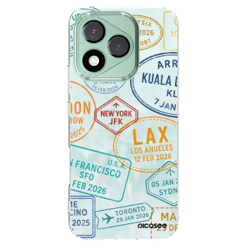 Picasee silikonowe przeźroczyste etui na Honor 400 Lite 5G - PASSPORT EDITION