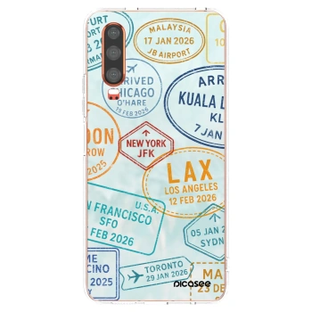 Picasee silikonowe przeźroczyste etui na Huawei P30 - PASSPORT EDITION