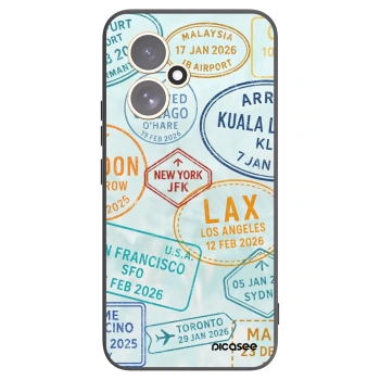 Picasee silikonowe czarne etui na Honor 400 5G - PASSPORT EDITION