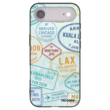 Picasee silikonowe czarne etui na Apple iPhone Air - PASSPORT EDITION