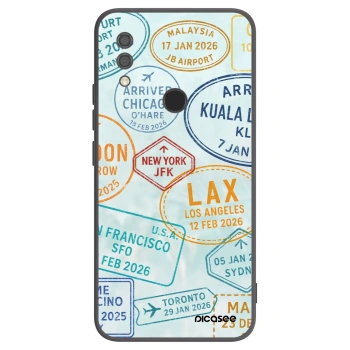 Picasee silikonowe czarne etui na Xiaomi Redmi 7 - PASSPORT EDITION