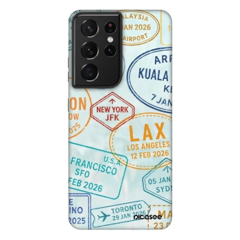 Picasee Fashion Case na Samsung Galaxy S21 Ultra 5G G998B - PASSPORT EDITION