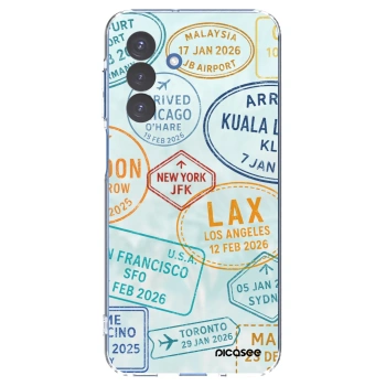 Picasee silikonowe przeźroczyste etui na Samsung Galaxy A17 5G - PASSPORT EDITION
