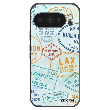 Picasee silikonowe czarne etui na Google Pixel 10 Pro - PASSPORT EDITION