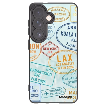 Picasee silikonowe czarne etui na Samsung Galaxy S26 - PASSPORT EDITION