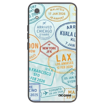 Picasee silikonowe czarne etui na Xiaomi Redmi 7A - PASSPORT EDITION