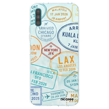 Picasee silikonowe przeźroczyste etui na Samsung Galaxy A30s A307F - PASSPORT EDITION