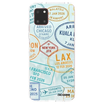 Picasee silikonowe przeźroczyste etui na Samsung Galaxy Note 10 Lite N770F - PASSPORT EDITION
