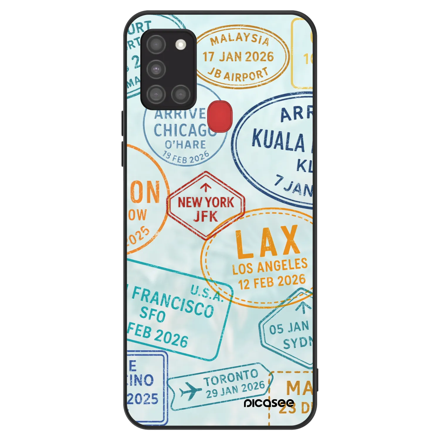 Picasee ULTIMATE CASE na Samsung Galaxy A21s - PASSPORT EDITION