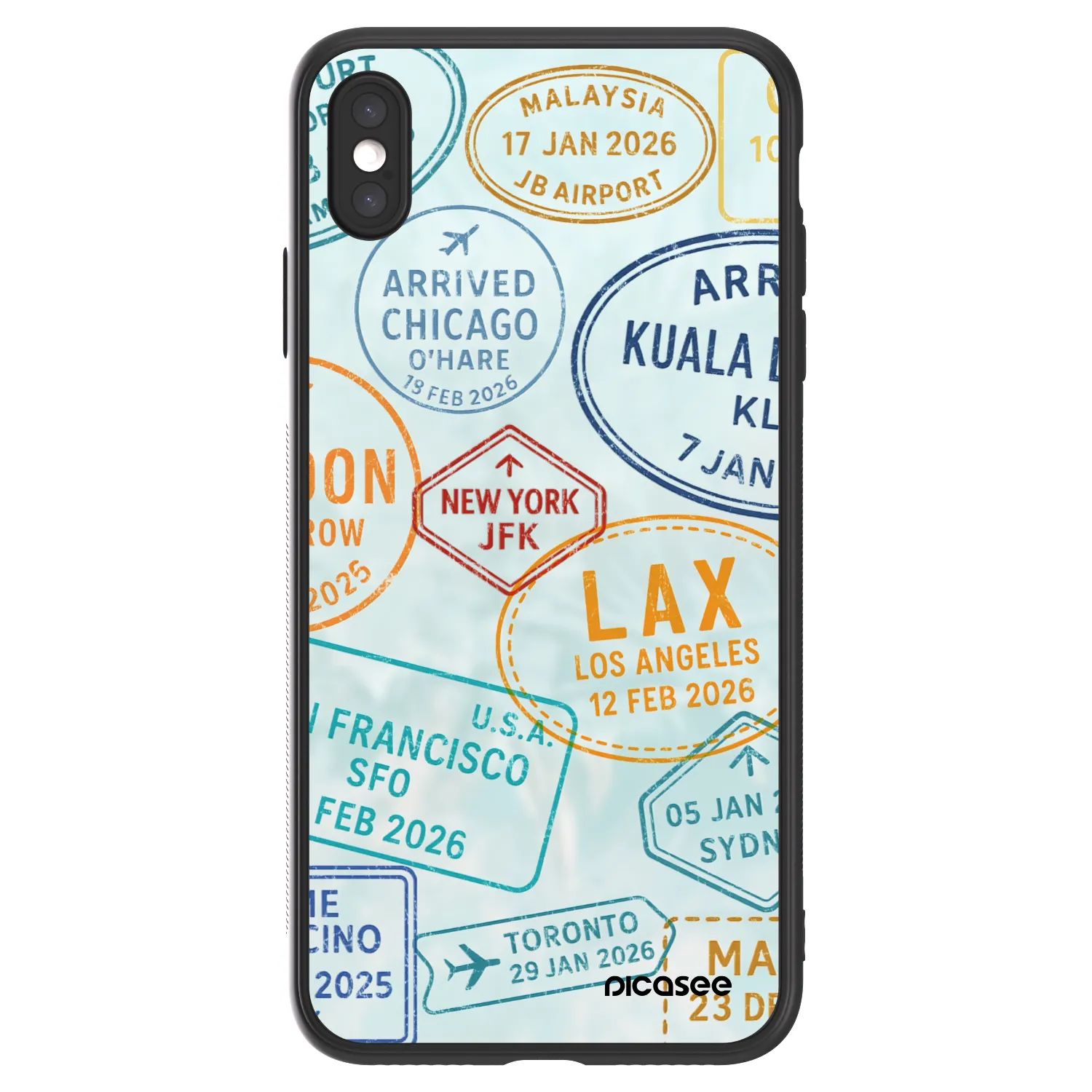 Picasee ULTIMATE CASE na Apple iPhone XS Max - PASSPORT EDITION