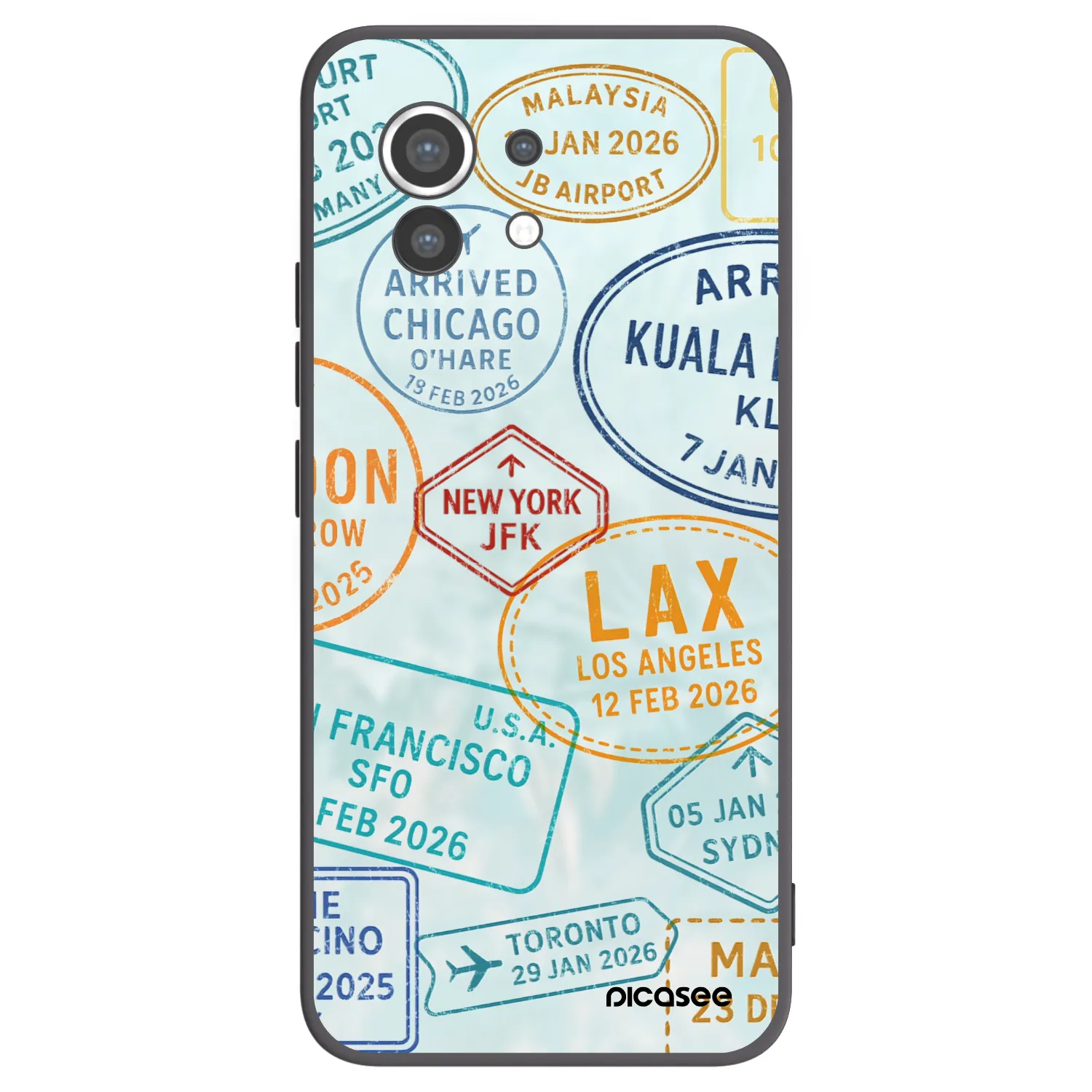 Picasee silikonowe czarne etui na Xiaomi Mi 11 - PASSPORT EDITION