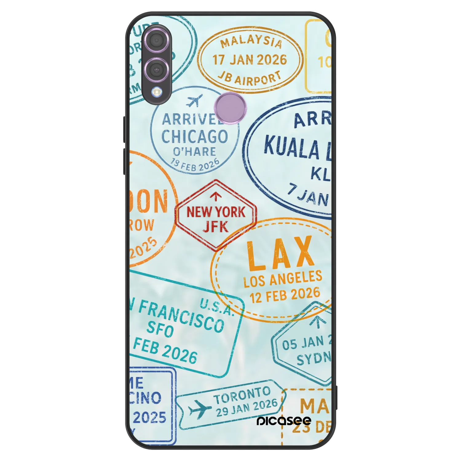 Picasee ULTIMATE CASE na Honor 8X - PASSPORT EDITION
