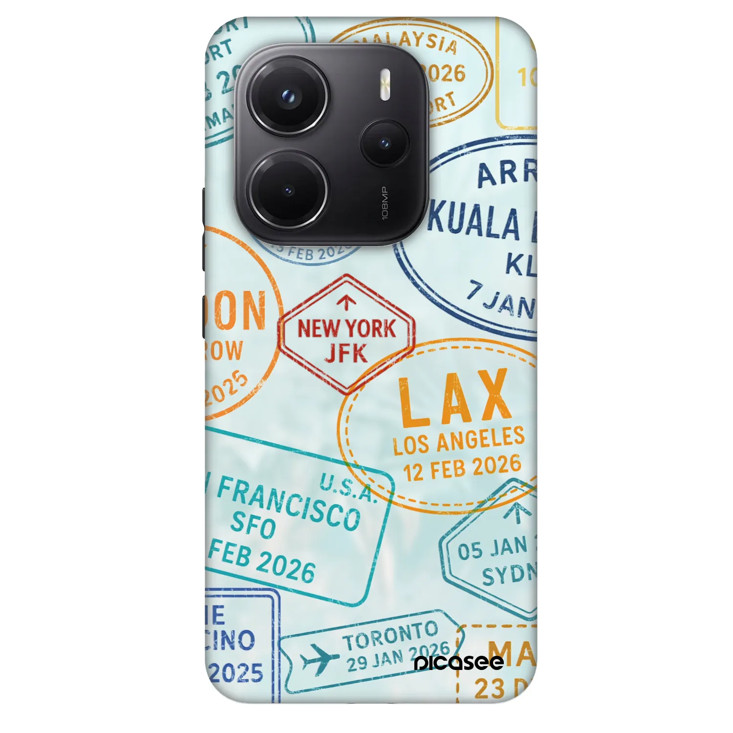 Picasee Fashion Case na Xiaomi Redmi Note 14 5G - PASSPORT EDITION