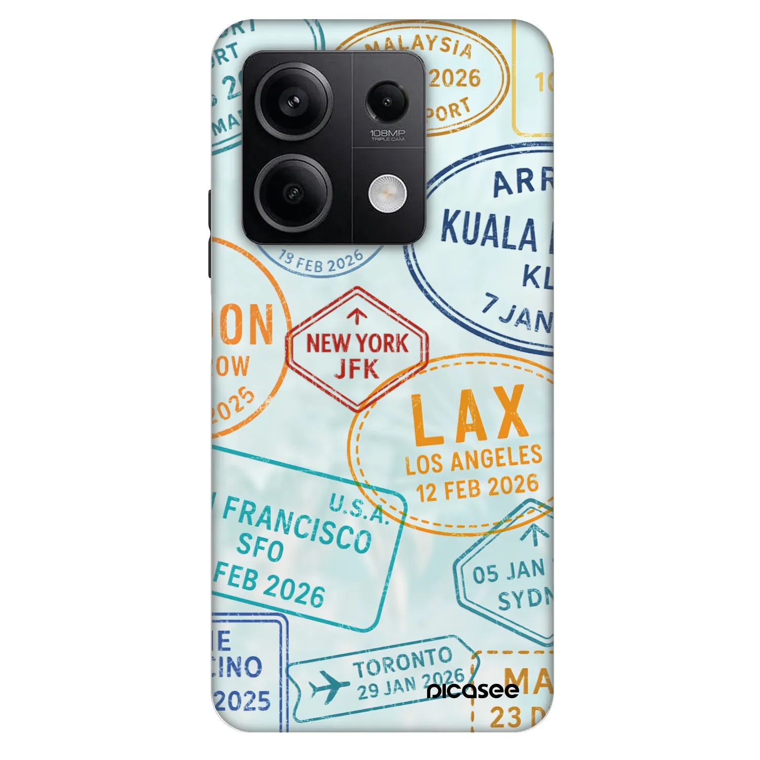 Picasee Fashion Case na Xiaomi Redmi Note 13 5G - PASSPORT EDITION