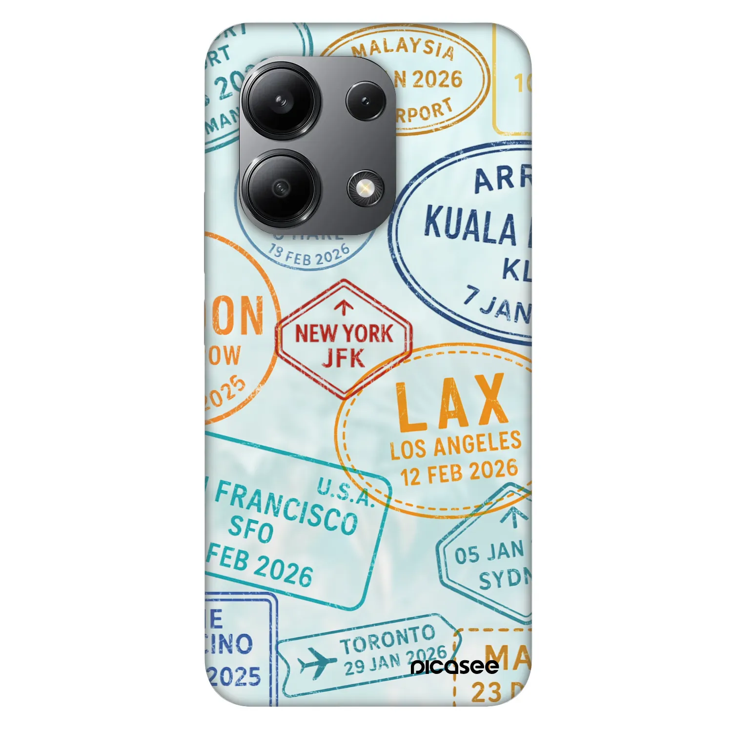 Picasee Fashion Case na Xiaomi Redmi Note 13 4G - PASSPORT EDITION