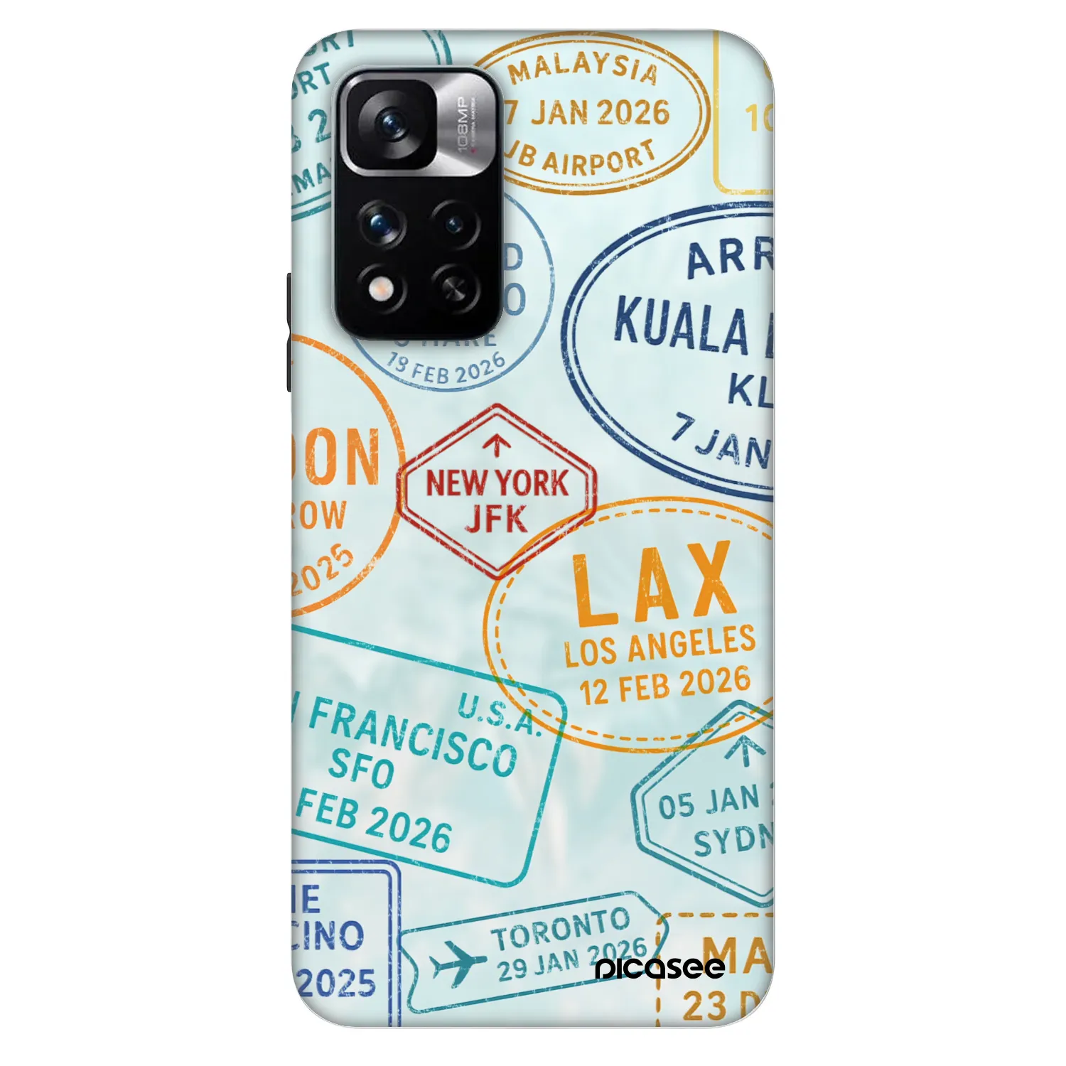 Picasee Fashion Case na Xiaomi Redmi Note 11 Pro 5G - PASSPORT EDITION