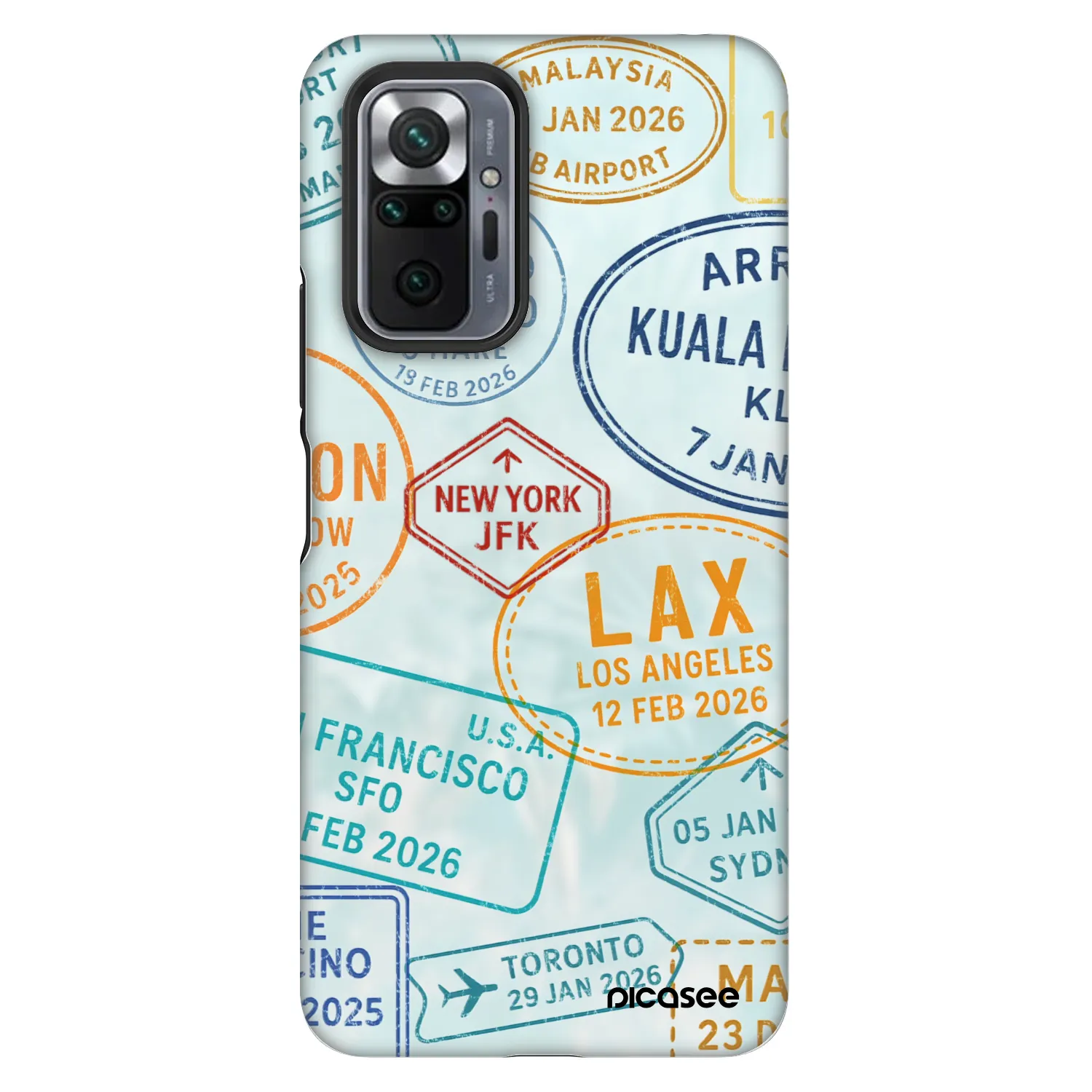 Picasee Fashion Case na Xiaomi Redmi Note 10 Pro - PASSPORT EDITION