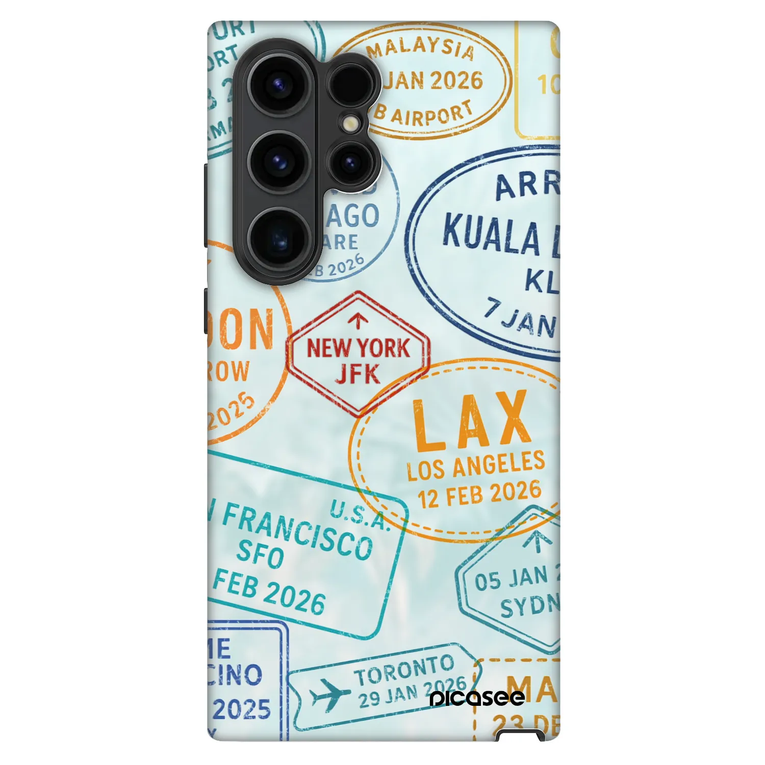 Picasee Fashion Case na Samsung Galaxy S23 Ultra 5G - PASSPORT EDITION