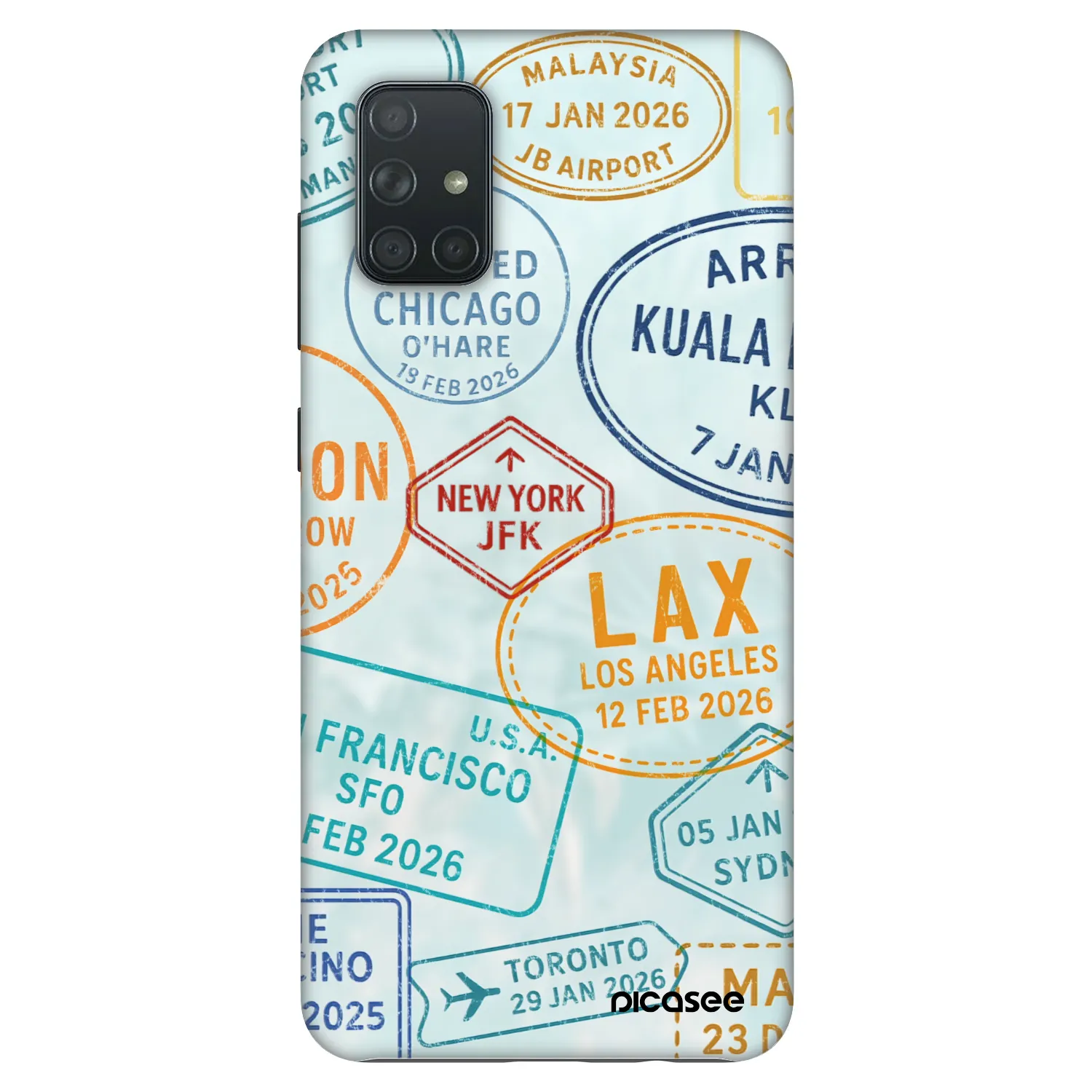 Picasee Fashion Case na Samsung Galaxy A71 A715F - PASSPORT EDITION