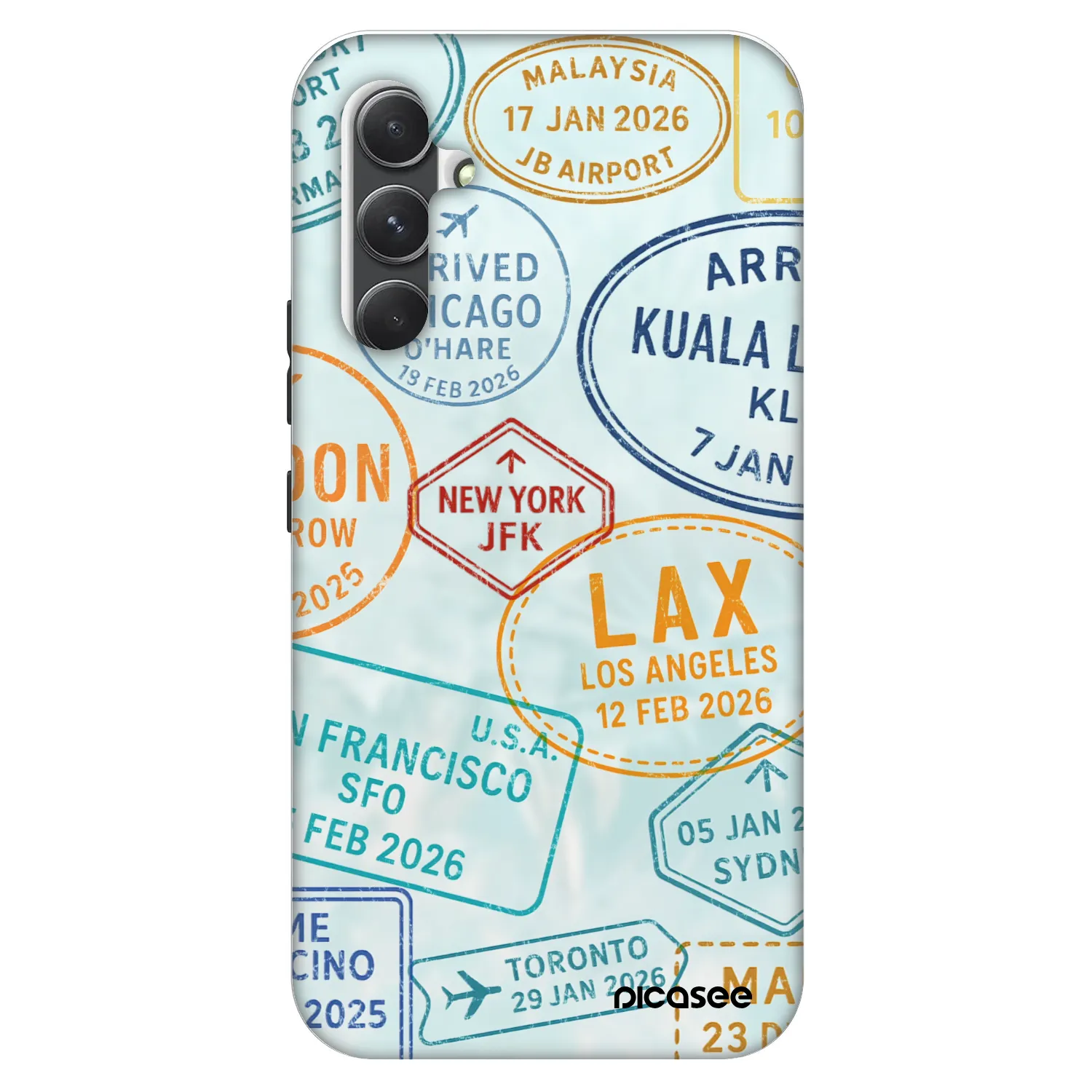 Picasee Fashion Case na Samsung Galaxy A34 5G A346B - PASSPORT EDITION