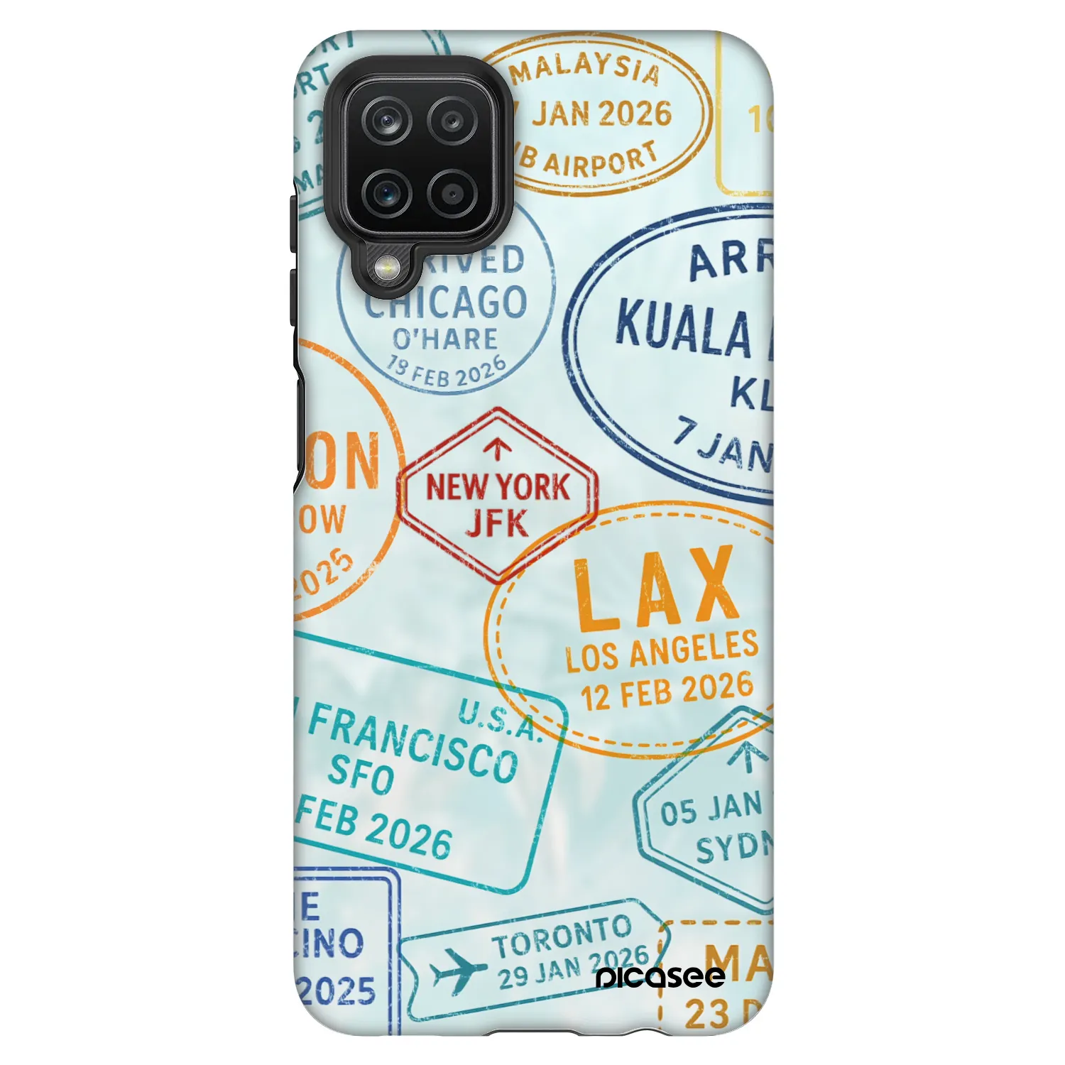 Picasee Fashion Case na Samsung Galaxy A12 A125F - PASSPORT EDITION