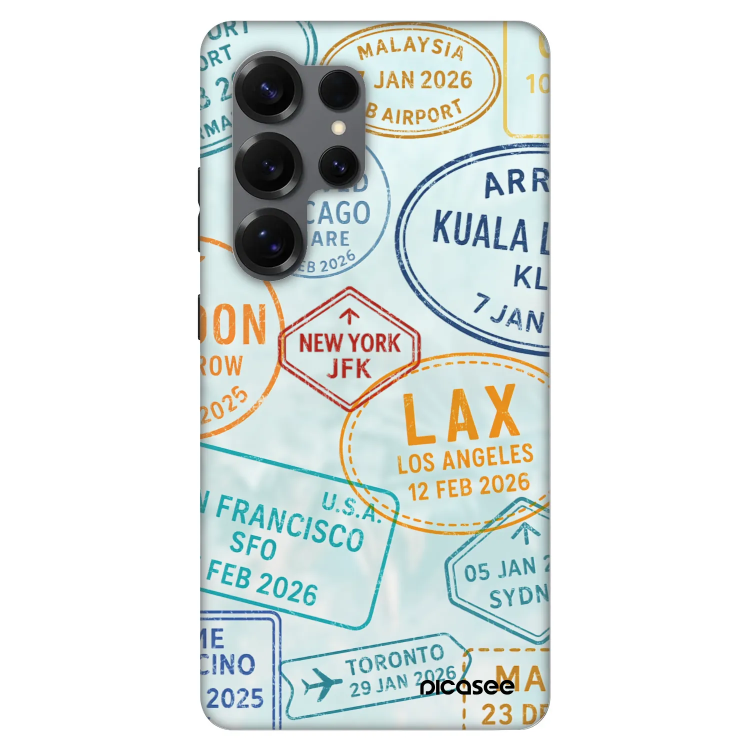 Picasee Fashion Case PowerShare pro Samsung Galaxy S25 Ultra 5G - PASSPORT EDITION