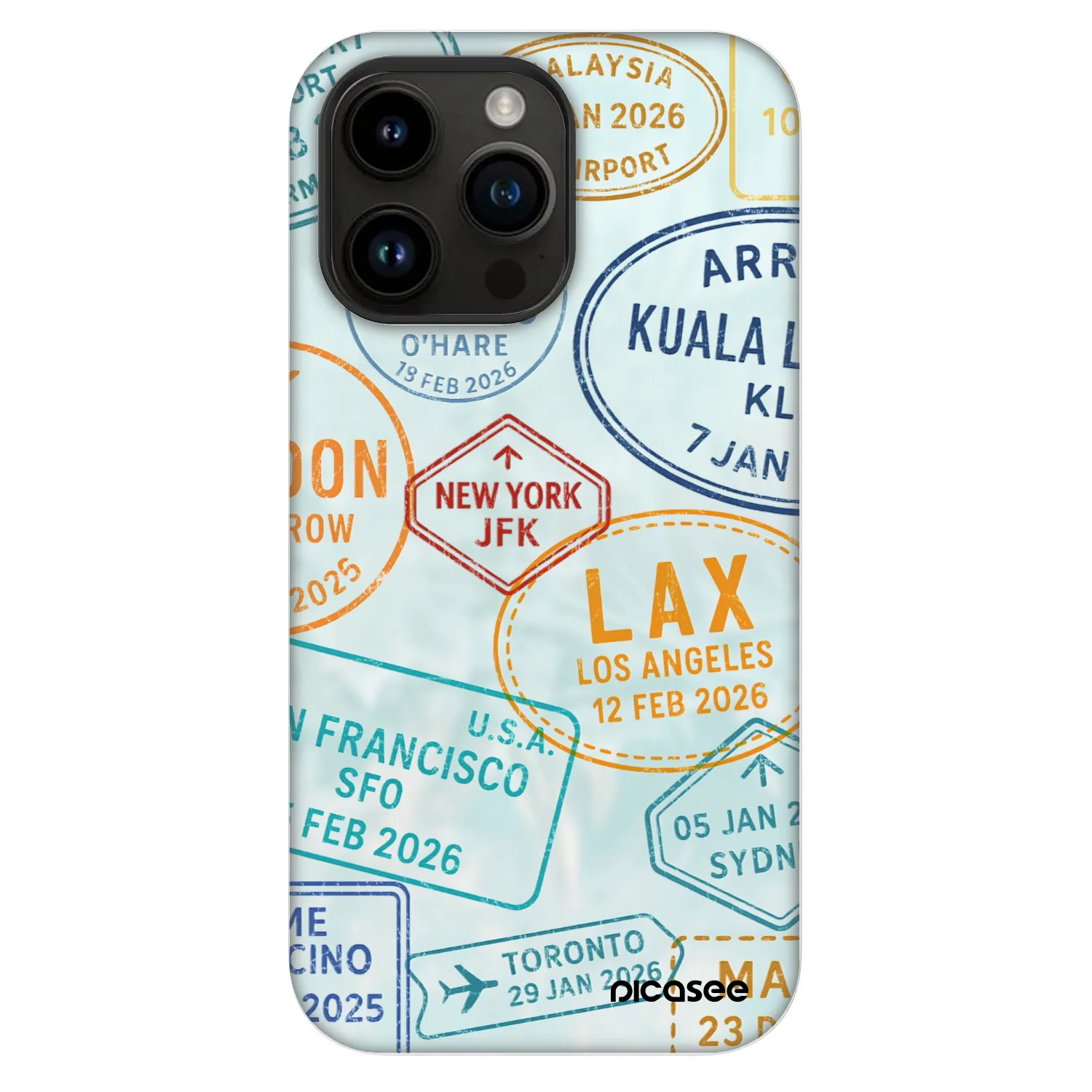 Picasee Fashion Case MagSafe na Apple iPhone 14 Pro Max - PASSPORT EDITION