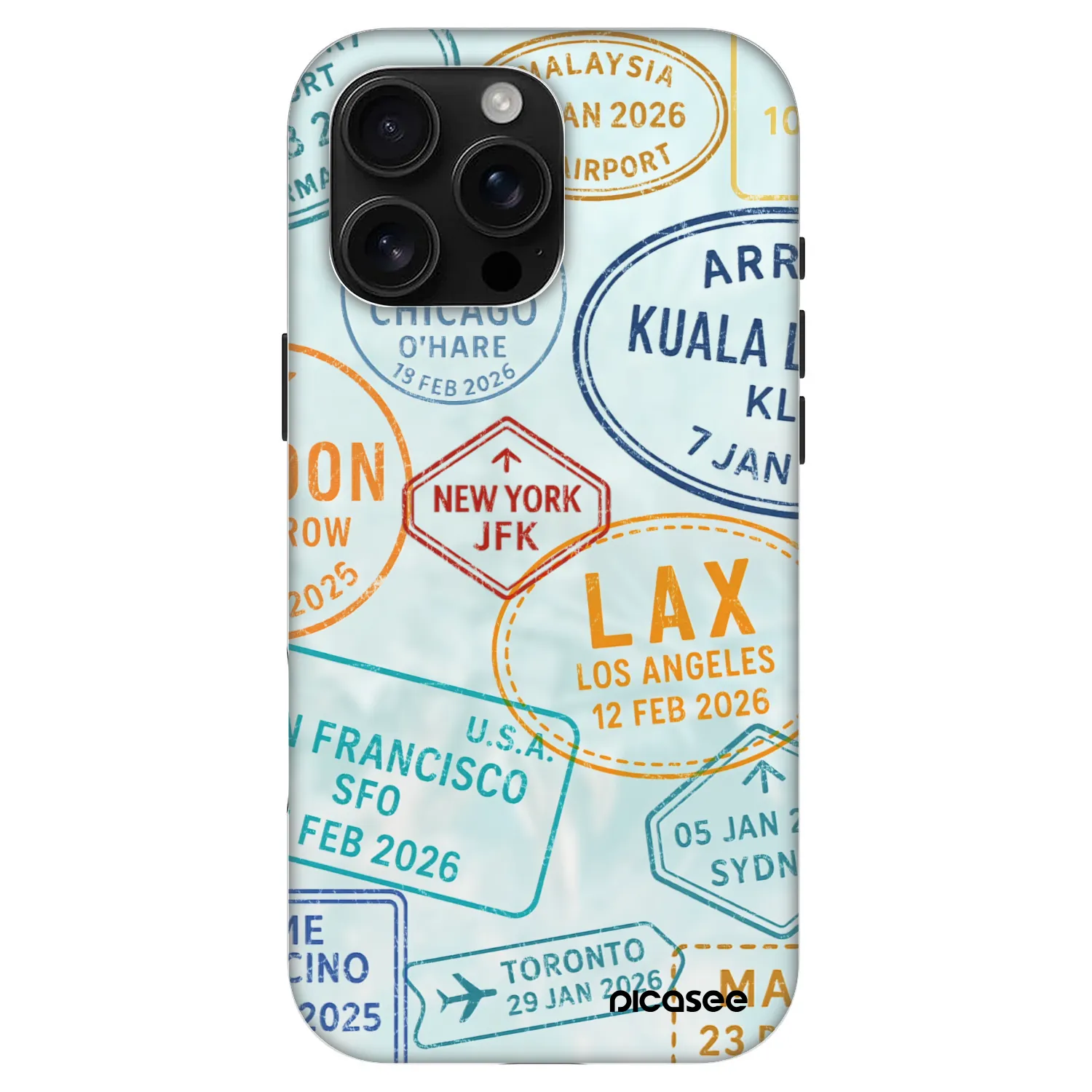 Picasee Fashion Case MagSafe na Apple iPhone 16 Pro Max - PASSPORT EDITION