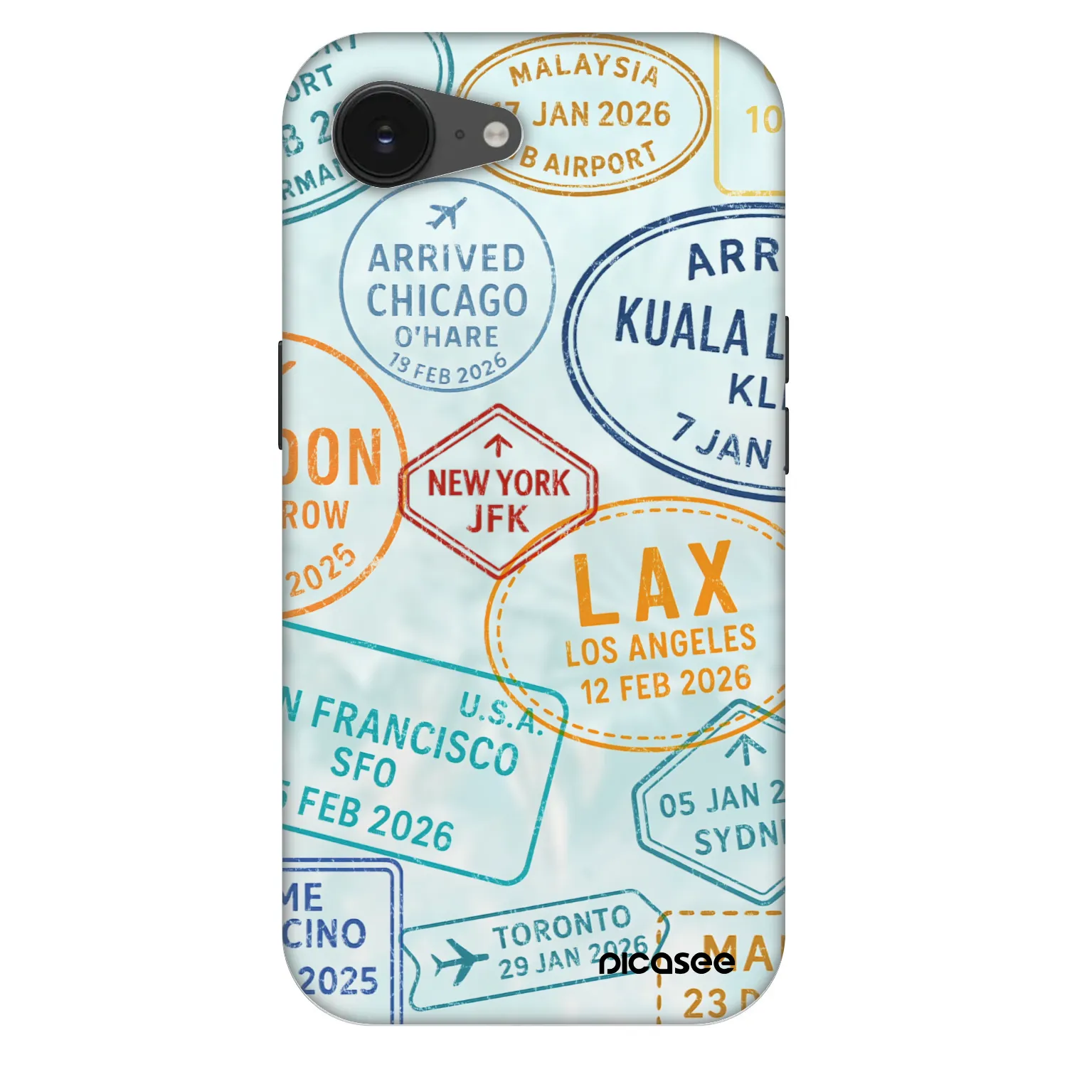 Picasee Fashion Case MagSafe na Apple iPhone 16e - PASSPORT EDITION