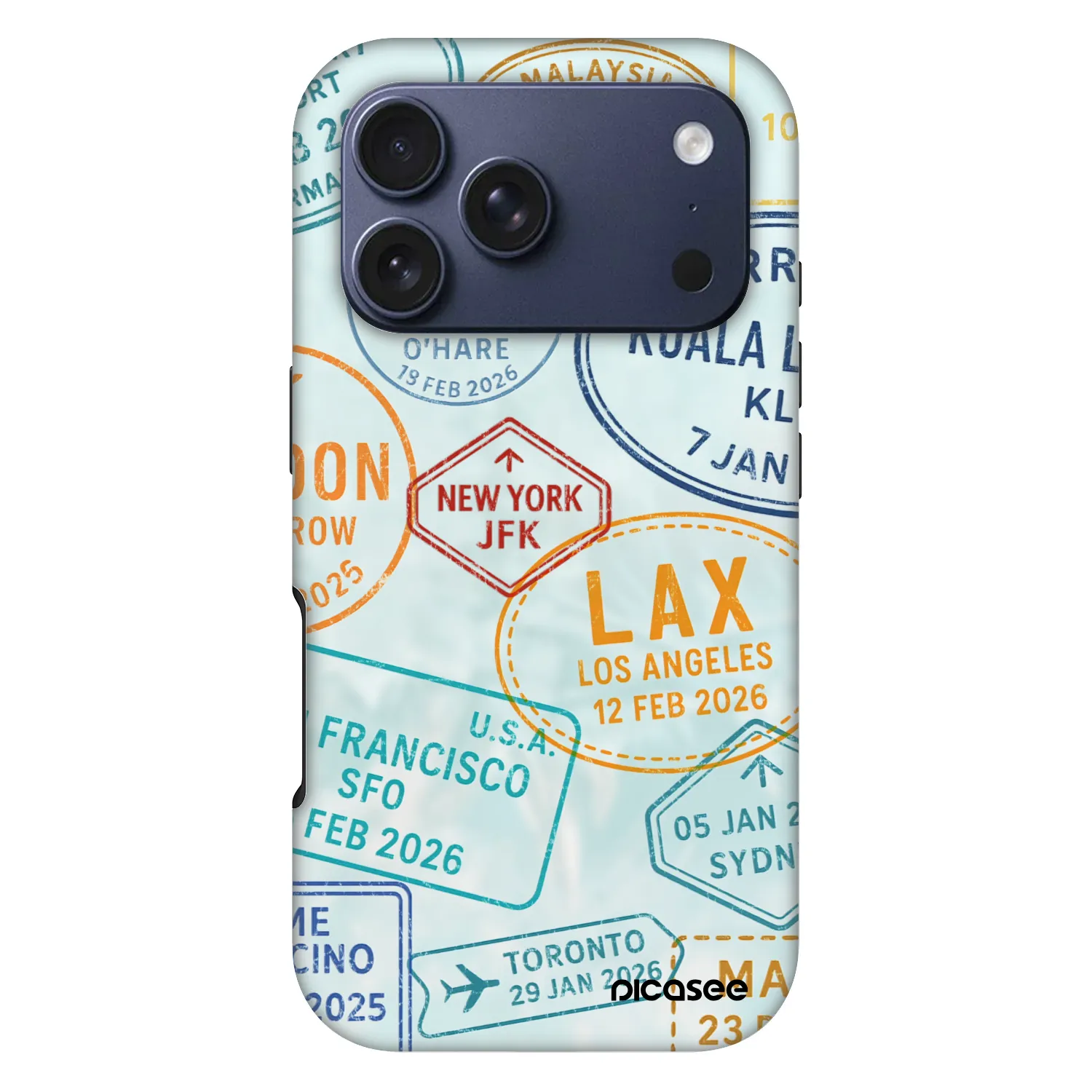 Picasee Fashion Case MagSafe na Apple iPhone 17 Pro - PASSPORT EDITION