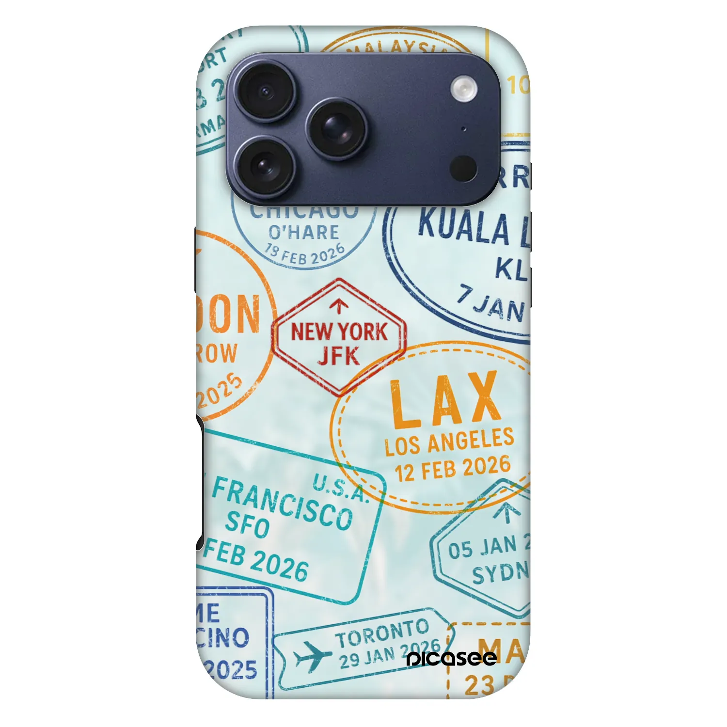Picasee Fashion Case MagSafe na Apple iPhone 17 Pro Max - PASSPORT EDITION