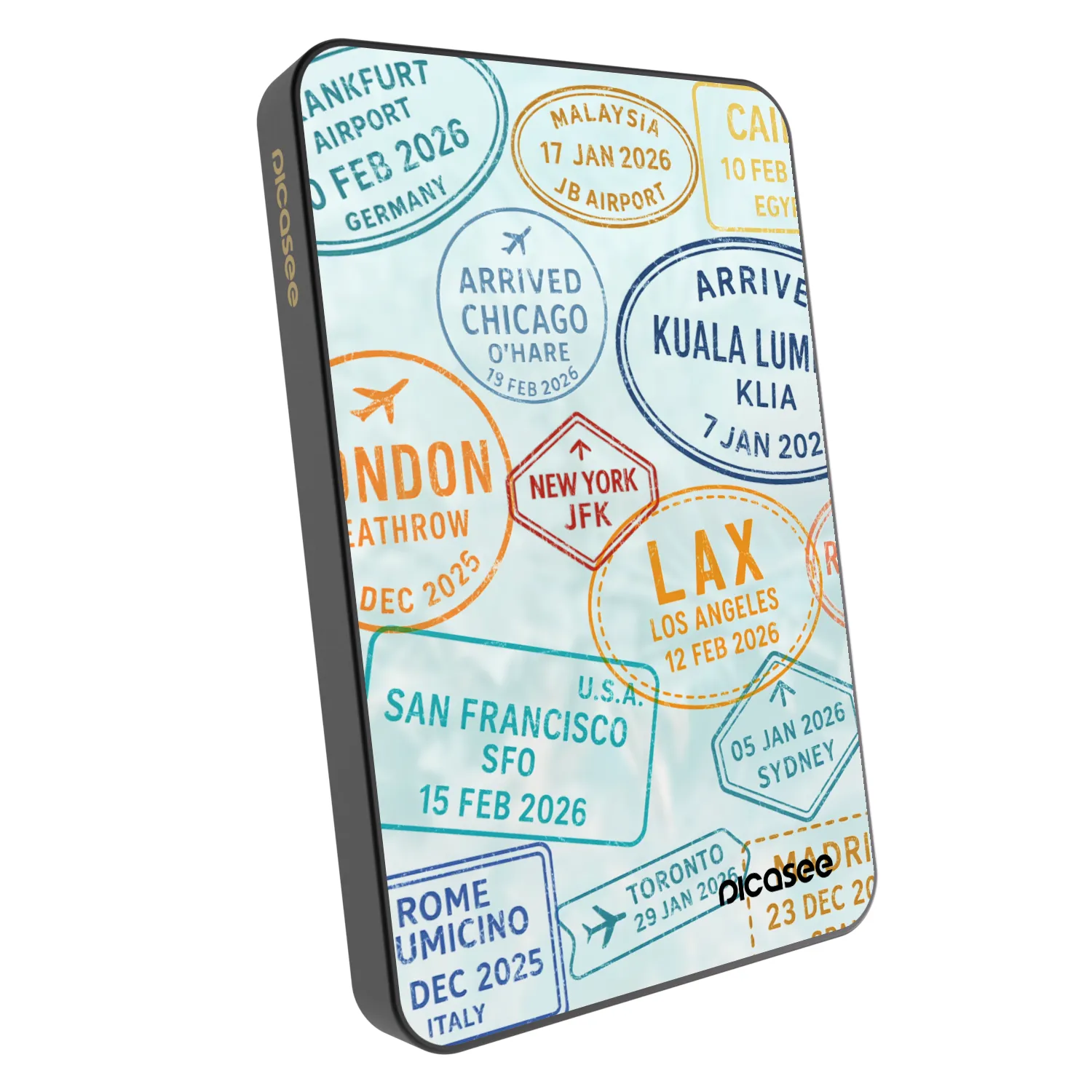 Picasee Powerbank z MagSafe 5 000 mAh Szary - PASSPORT EDITION