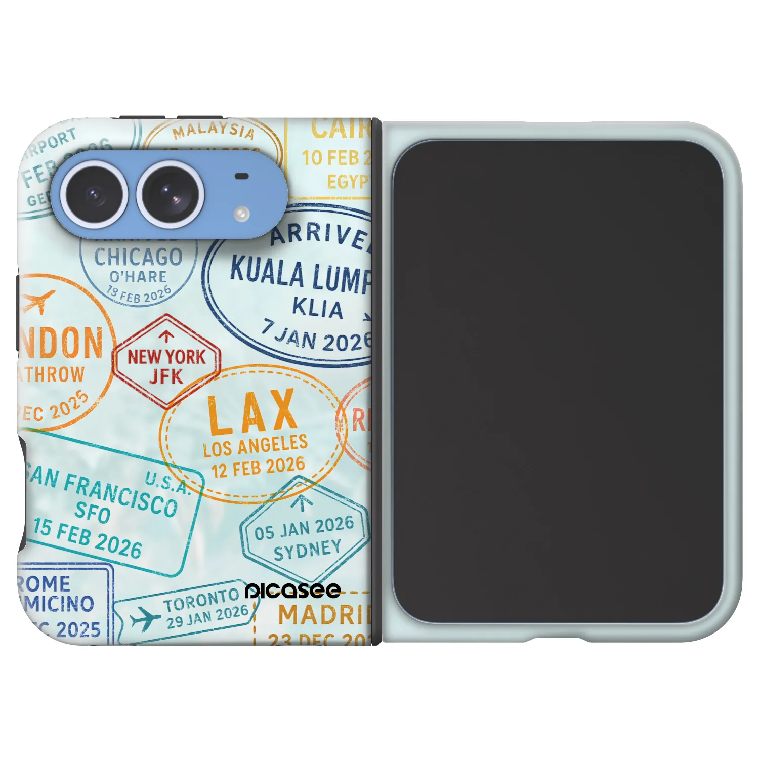 Picasee Fashion Case MagSafe na Apple iPhone Duo - PASSPORT EDITION
