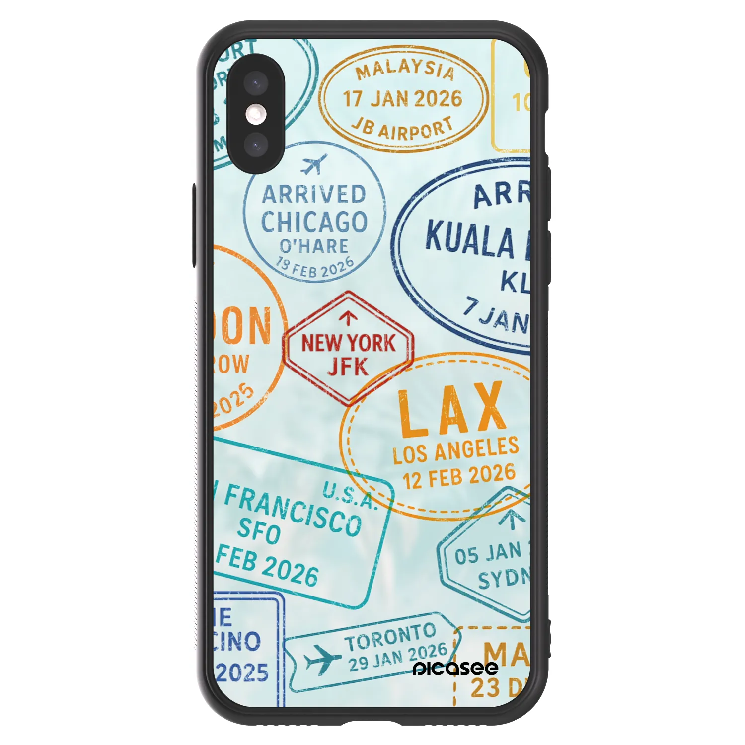 Picasee ULTIMATE CASE na Apple iPhone X/XS - PASSPORT EDITION