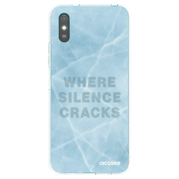 Picasee silikonowe przeźroczyste etui na Xiaomi Redmi 9A - SILENCE