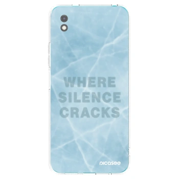 Picasee silikonowe czarne etui na Xiaomi Redmi 9A - SILENCE