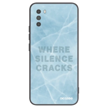 Picasee silikonowe czarne etui na Xiaomi Poco M3 - SILENCE